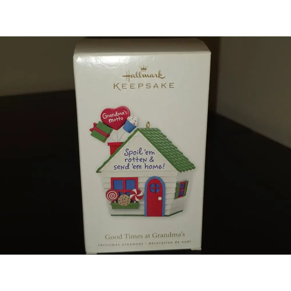 Hallmark Good Times at‎ Grandma’s House 2010 Christmas Ornaments Grandmom Home